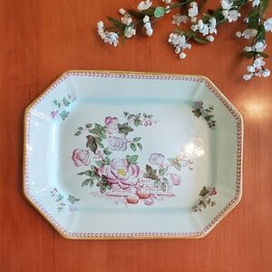 Adams Calyx Ware Metz Micratex Platter - Ironstone Made In England